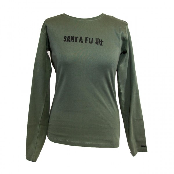 Lady-Shirt oliv, "Santa Fu", langarm
